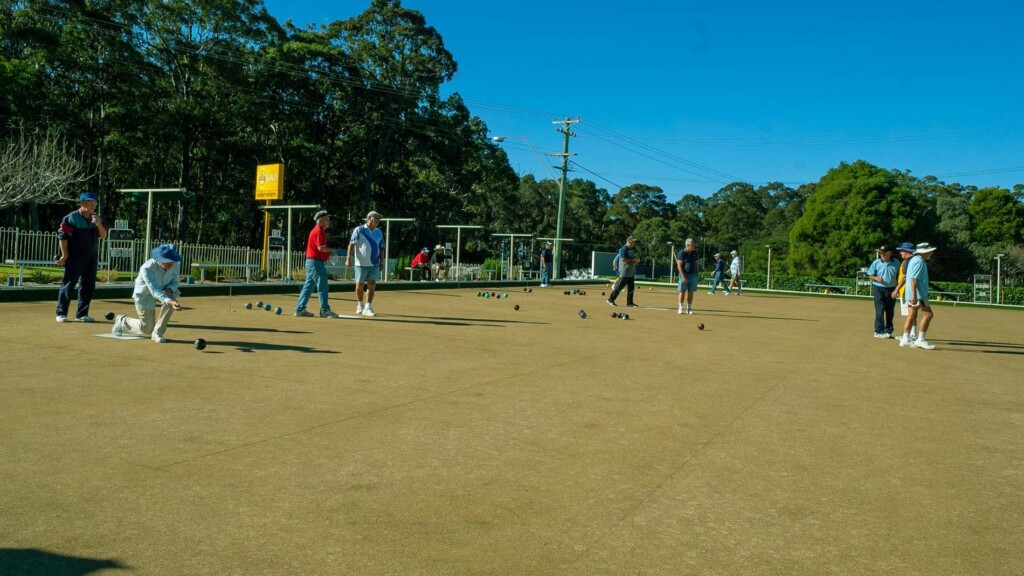 From local legends to first-timers, the greens at Huskisson are where the community comes to play.